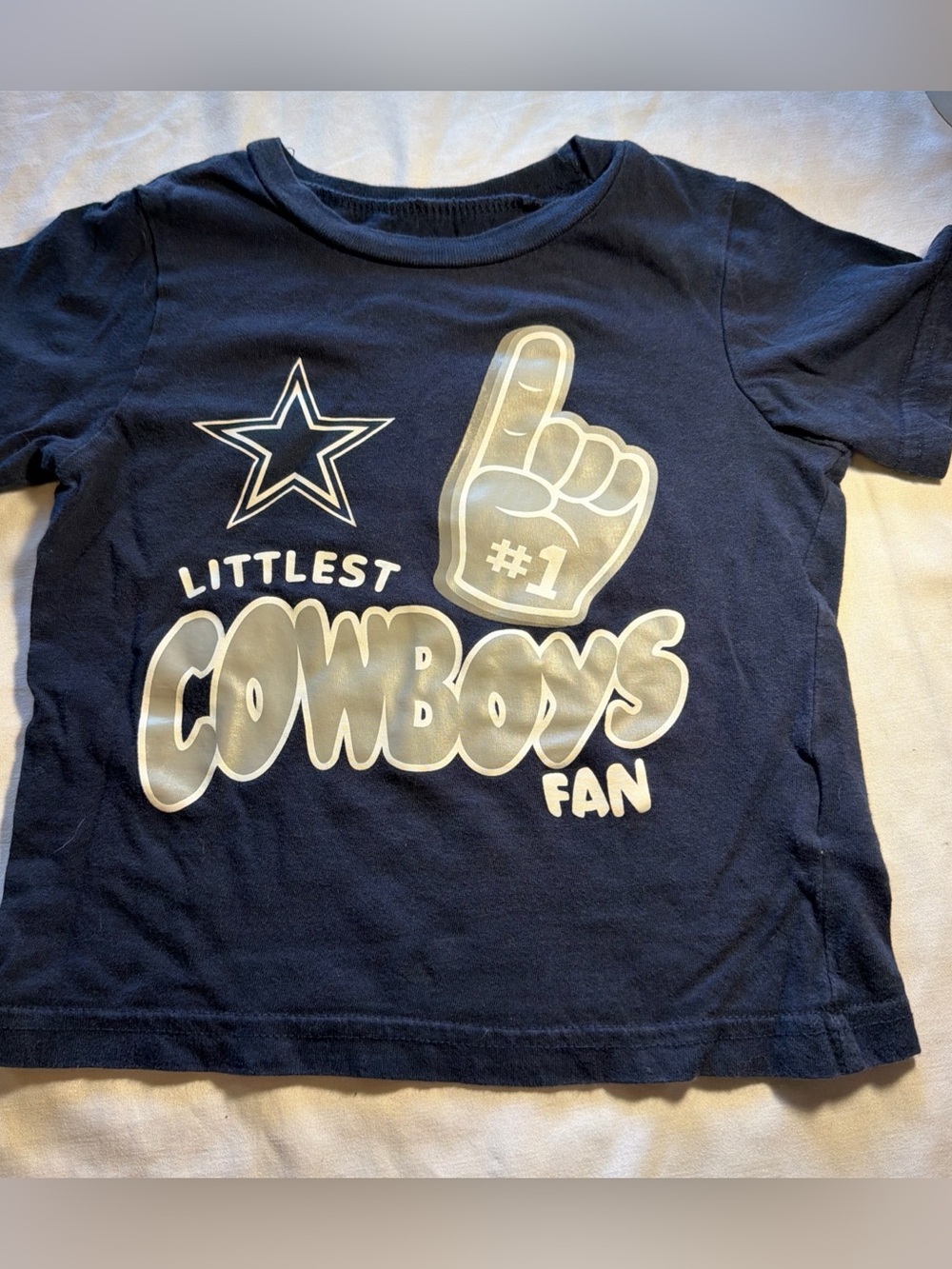 NFL Dallas Cowboys Toddler Graphic T Shirt Size 2T Cowboys Cutie Littlest Cowboy